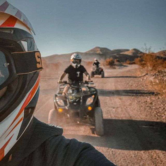 Marrakech: Agafay Quad Bike, Giro in cammello al tramonto con cena