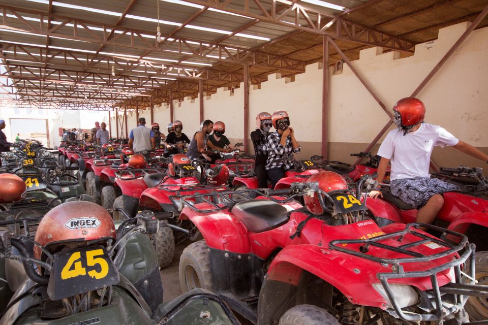 Hurghada: Quad al tramonto, cammello e osservazione delle stelle e barbecue