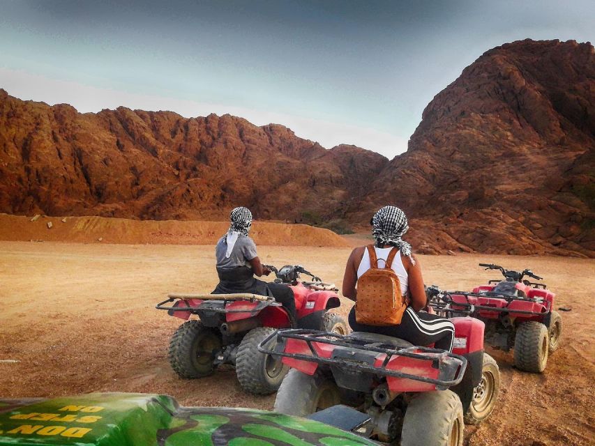 Hurghada: Quad VIP, mare, cammello, safari, osservazione delle stelle e cena